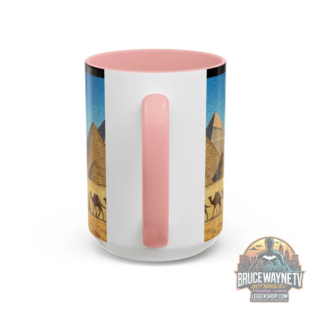 Egyptian Pyramids Camel Caravan Accent Coffee Mug - Mug