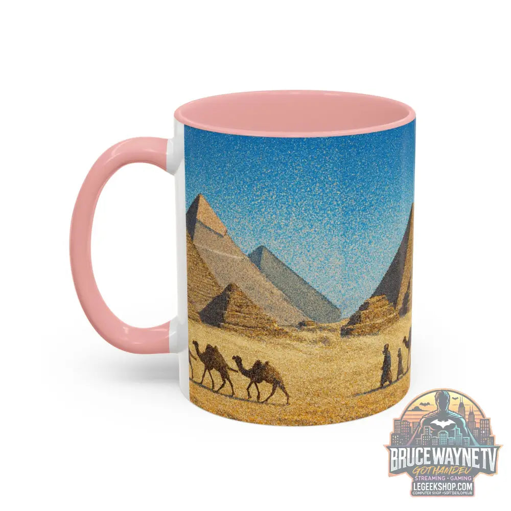 Egyptian Pyramids Camel Caravan Accent Coffee Mug - Mug