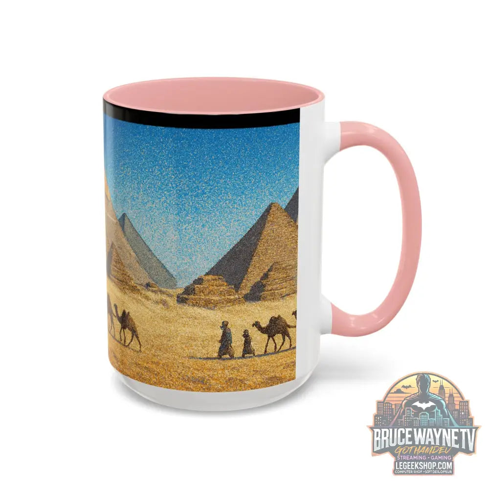Egyptian Pyramids Camel Caravan Accent Coffee Mug - Mug
