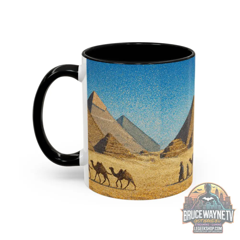Egyptian Pyramids Camel Caravan Accent Coffee Mug - Mug
