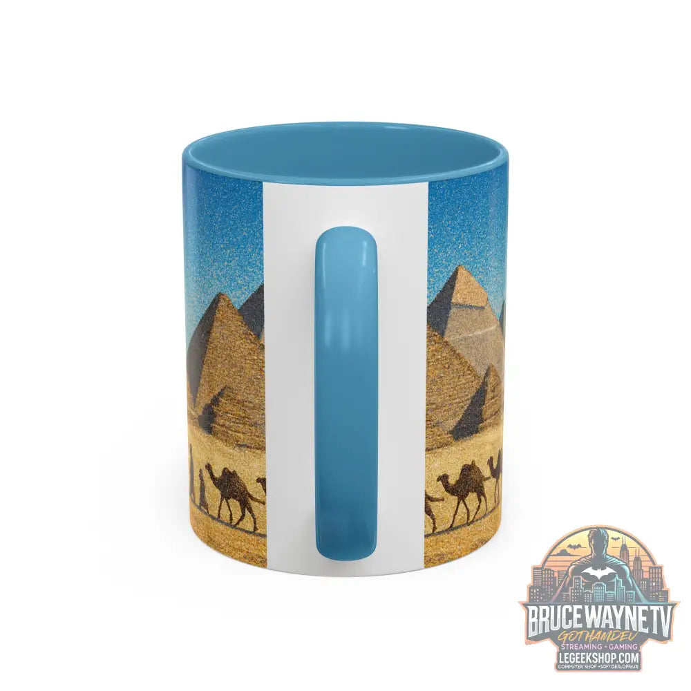 Egyptian Pyramids Camel Caravan Accent Coffee Mug - Mug