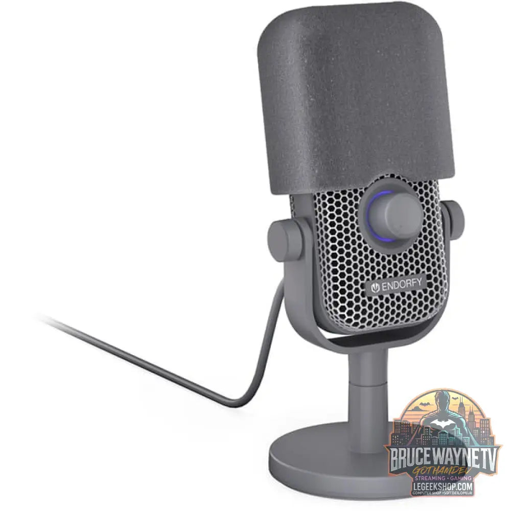 ENDORFY Solum Voice S Alt Gray, microphone gris foncé, USB-C, éclairage RGB - ENDORFY - vue 2