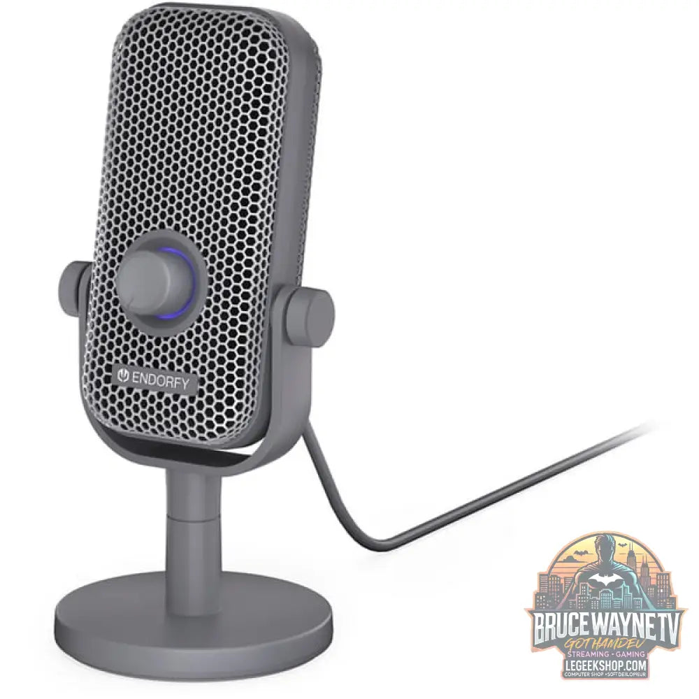 ENDORFY Solum Voice S Alt Gray, microphone gris foncé, USB-C, éclairage RGB - ENDORFY - vue 5