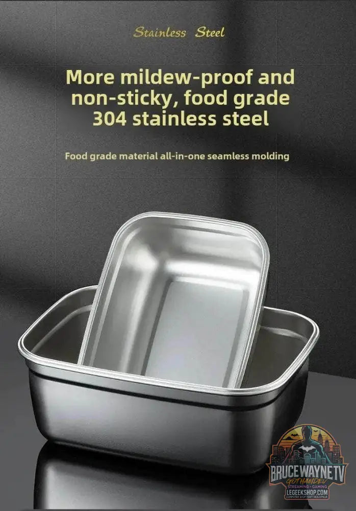 🥗 Boîte Alimentaire Inox 304 Hermétique | Lunch Box Bento Durable - Legeekshop