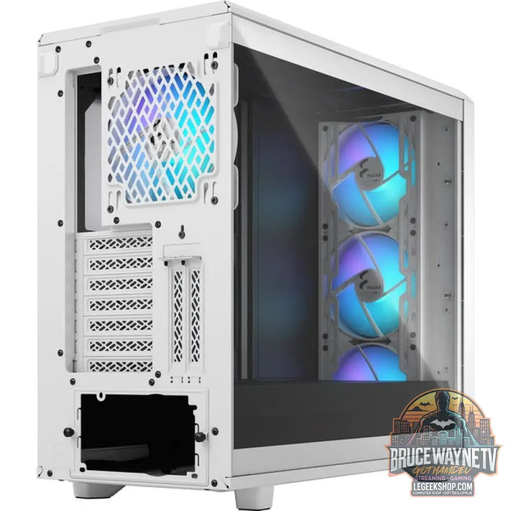 Fractal Design Meshify 2 RGB White TG Clear Tint, Tower-Gehäuse - Fractal Design - vue 4