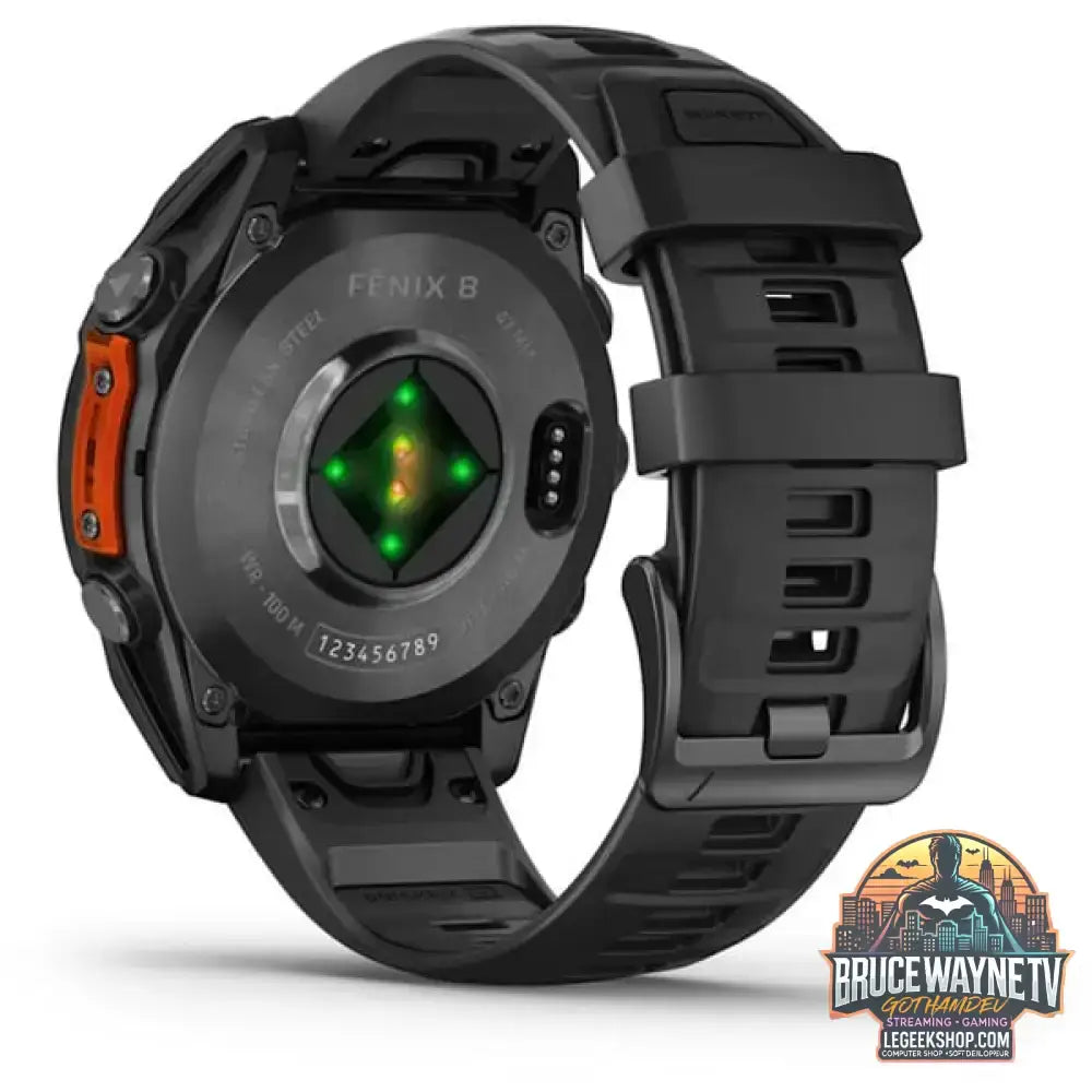 Garmin fēnix 8 - 47 mm, AMOLED, Smartwatch Schwarz/Schiefergrau, Silikon-Armband, Edelstahl - Garmin - vue 11