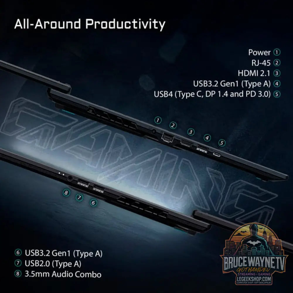 GIGABYTE GAMING A18 3WHK3DEC64SH, Gaming-Notebook - vue 15