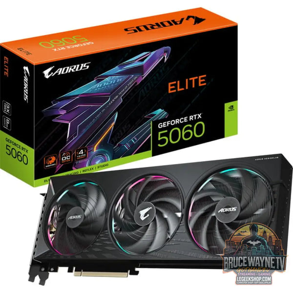 GIGABYTE GeForce RTX 5060 AORUS ELITE 8G, carte graphique - GIGABYTE