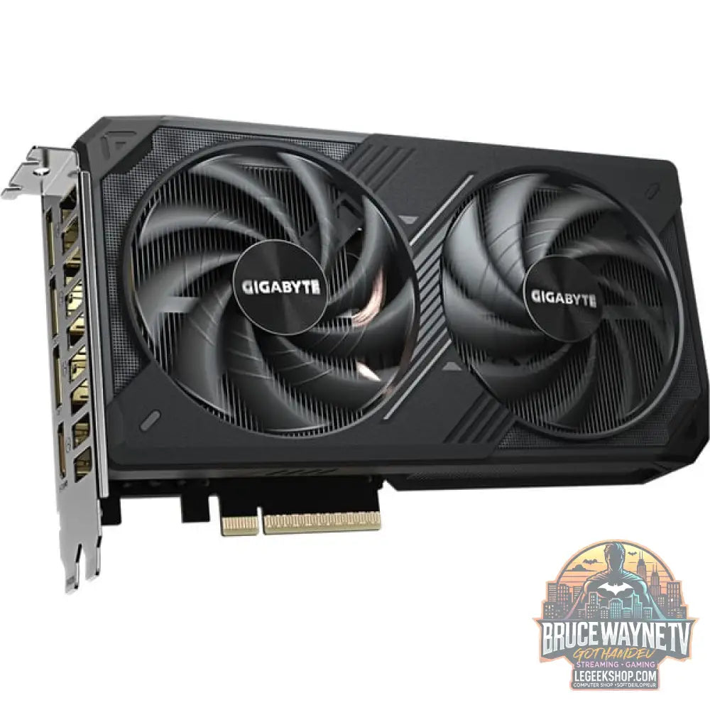 GIGABYTE GeForce RTX 5060 Ti WINDFORCE 8G, carte graphique DLSS 4, 3x DisplayPort, 1x HDMI 2.1 - GIGABYTE - vue 4