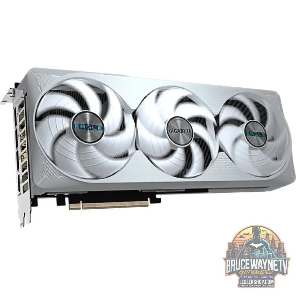 GIGABYTE GeForce RTX 5070 Ti EAGLE OC ICE 16G, carte graphique DLSS 4, 3x DisplayPort, 1x HDMI 2.1 - GIGABYTE - vue 5