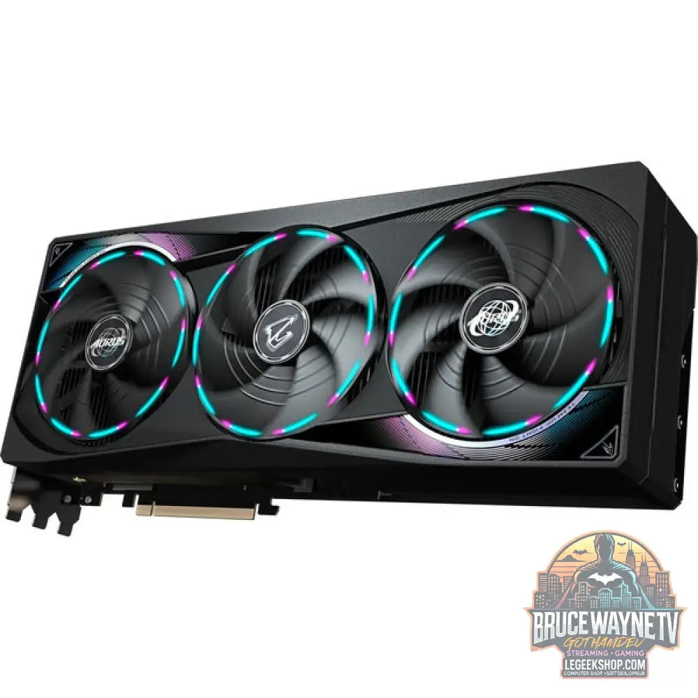 GIGABYTE GeForce RTX 5080 AORUS MASTER 16G, carte graphique - GIGABYTE - vue 3