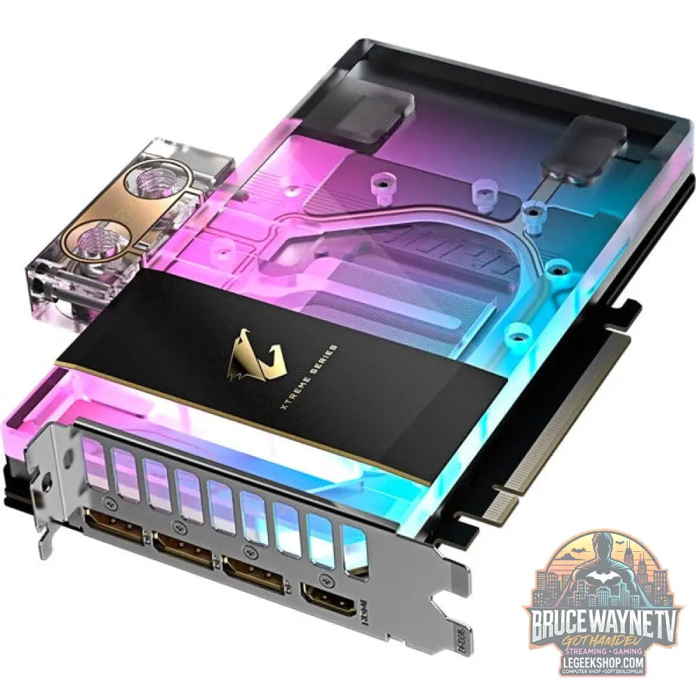GIGABYTE GeForce RTX 5080 AORUS XTREME WATERFORCE WB 16G, carte graphique - GIGABYTE - vue 4