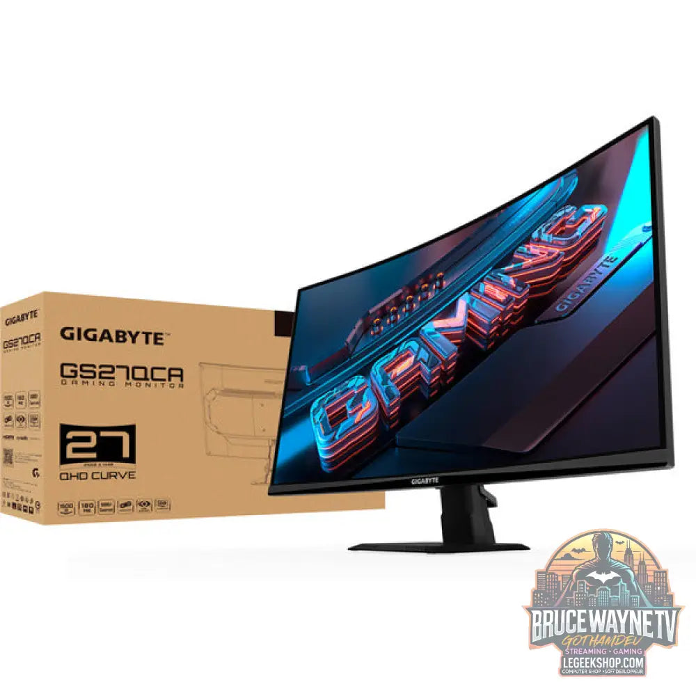 GIGABYTE GS27QCA, Gaming-Monitor - vue 9