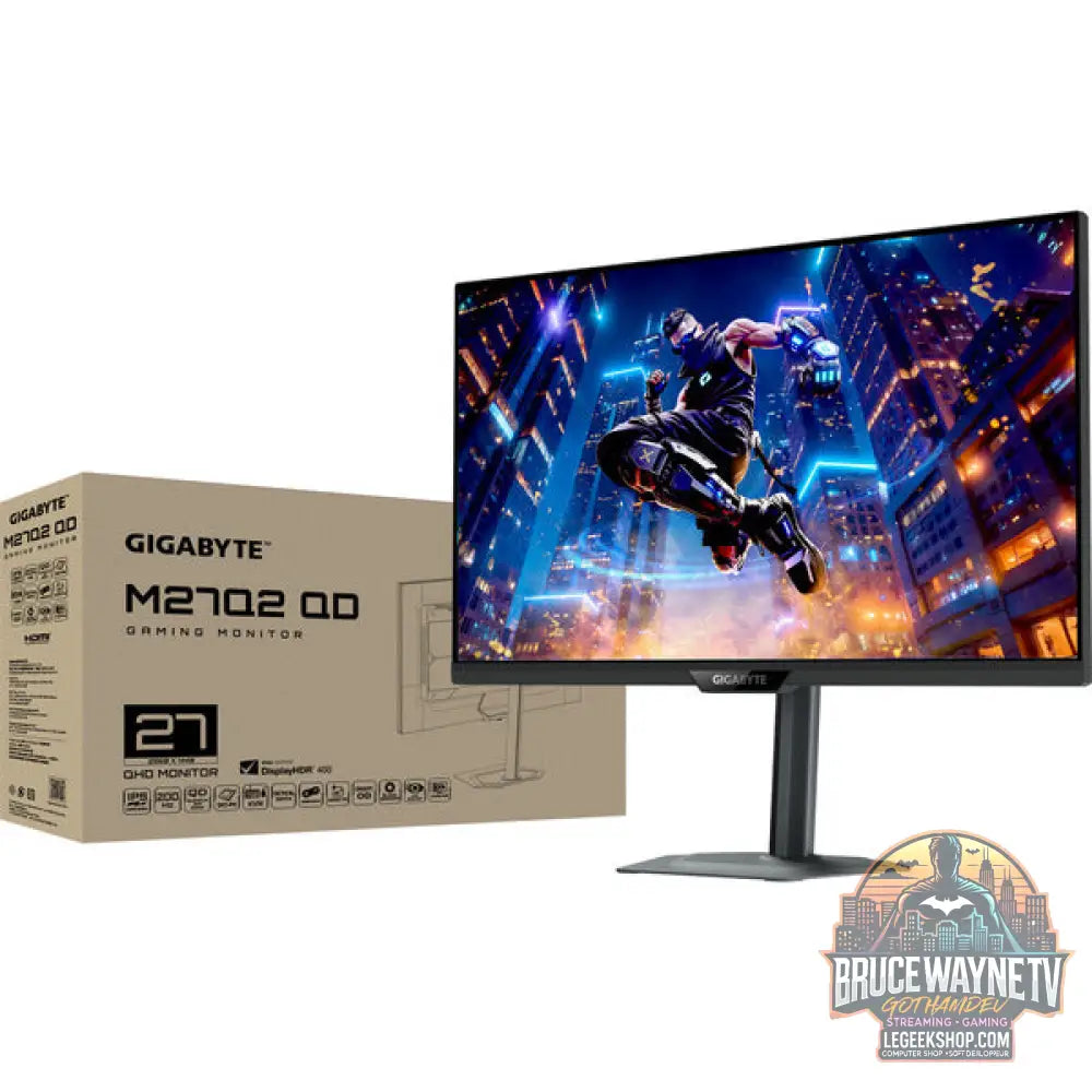 GIGABYTE M27Q2 QD QLED 27" QHD/WQHD IPS 200 Hz - GIGABYTE - vue 7