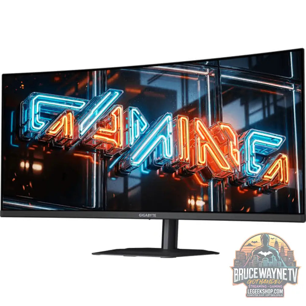 GIGABYTE MO34WQC36 QD-OLED 34" QHD/WQHD QD-OLED 360 Hz - GIGABYTE - vue 3