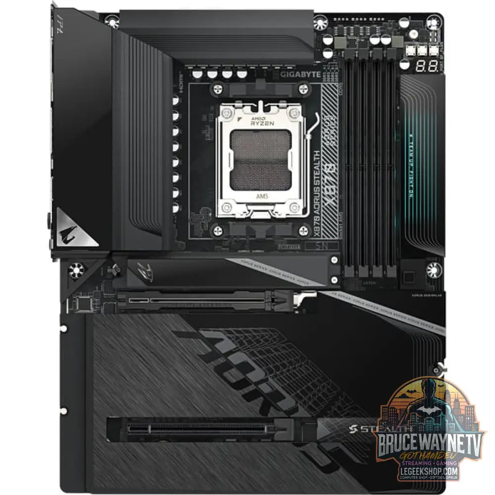 GIGABYTE X870 AORUS STEALTH, carte mère - GIGABYTE - vue 3