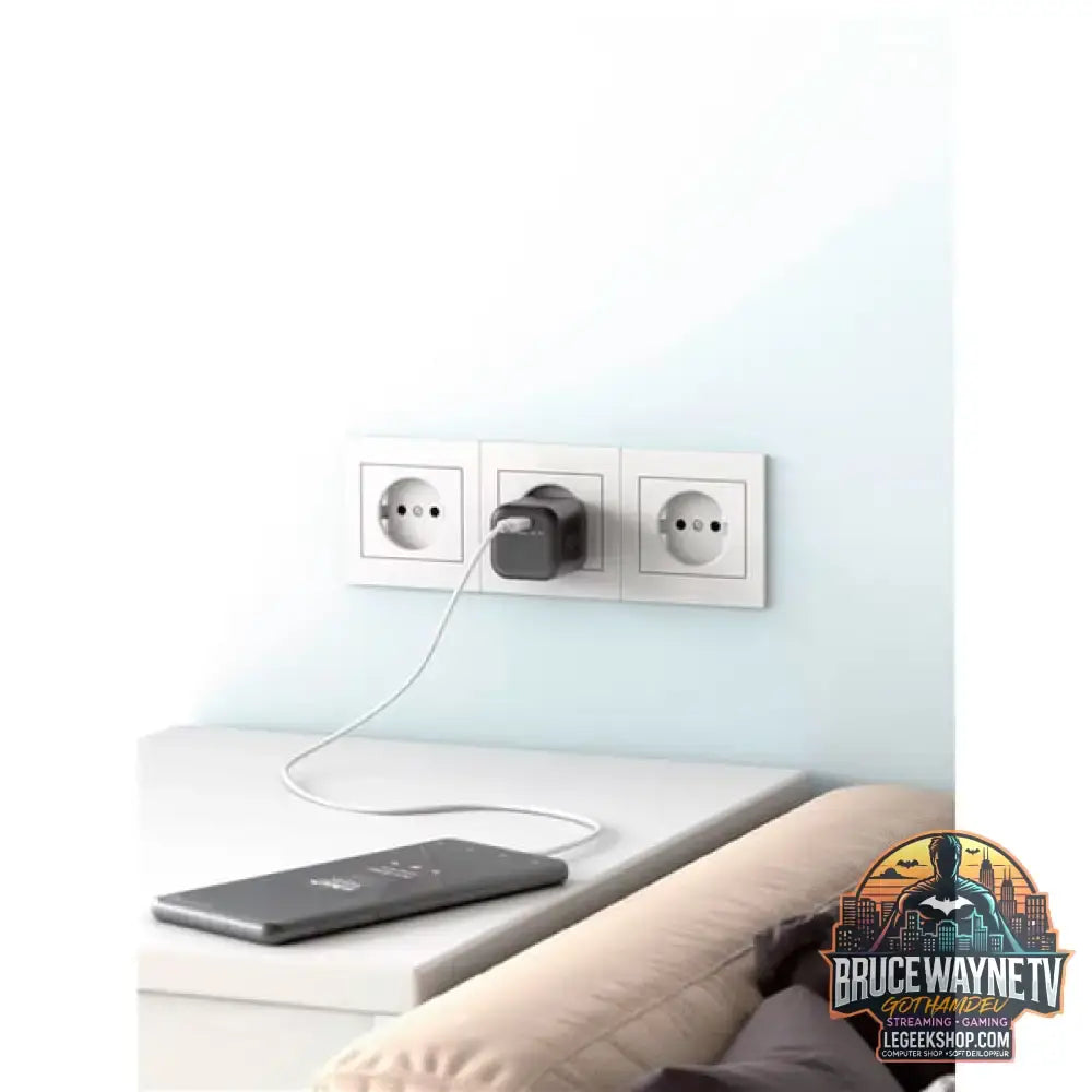 goobay USB-C Schnellladegerät Nano, PD, GaN, 45 Watt schwarz, 1x USB-C, Power Delivery 3.0 - goobay - vue 12