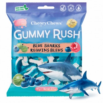 Gummy Rush Blue Sharks 90 Gr x 12