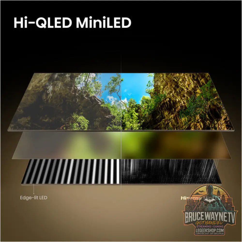 Hisense ULED 75E8S MiniLED, QLED-Fernseher - Hisense - vue 9