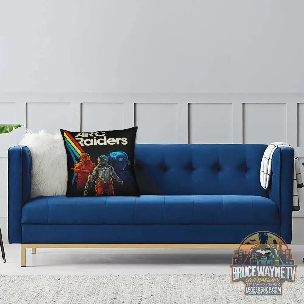 Housse de Coussin Arc Raiders Rétro Déco Canapé Chambre - Housse de Coussin
