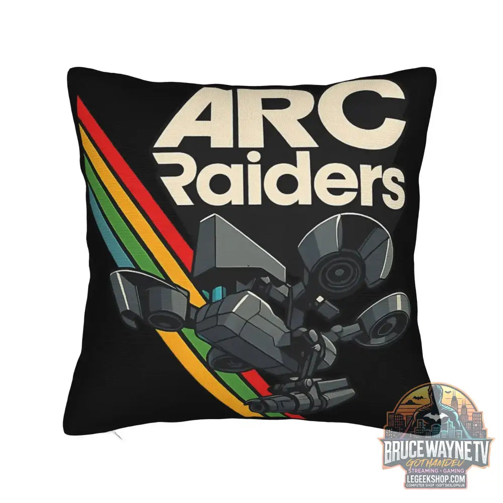 Housse de Coussin Arc Raiders Rétro Déco Canapé Chambre - 4 / 450*450mm - Housse de Coussin
