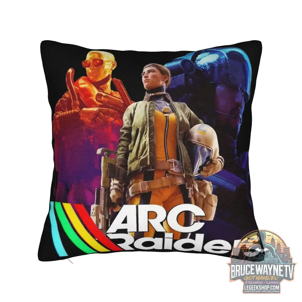 Housse de Coussin Arc Raiders Rétro Déco Canapé Chambre - 5 / 450*450mm - Housse de Coussin