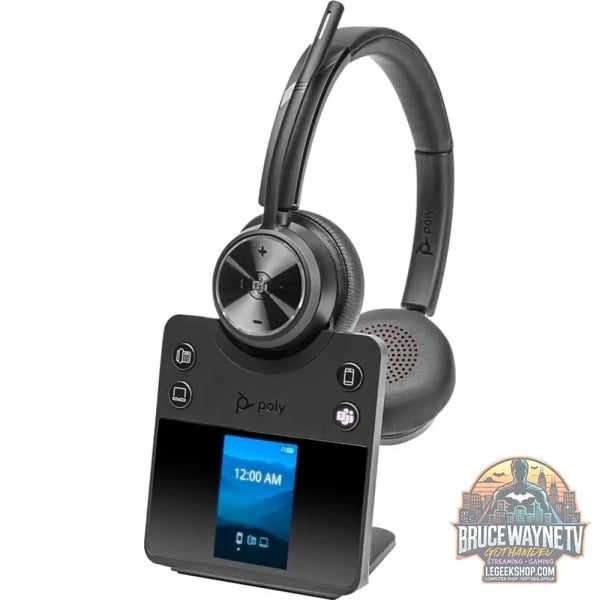 HP Poly Savi 7420 Office DECT, Headset (noir, Stereo, USB-A, USB-C, Microsoft Teams zertifiziert) - HP