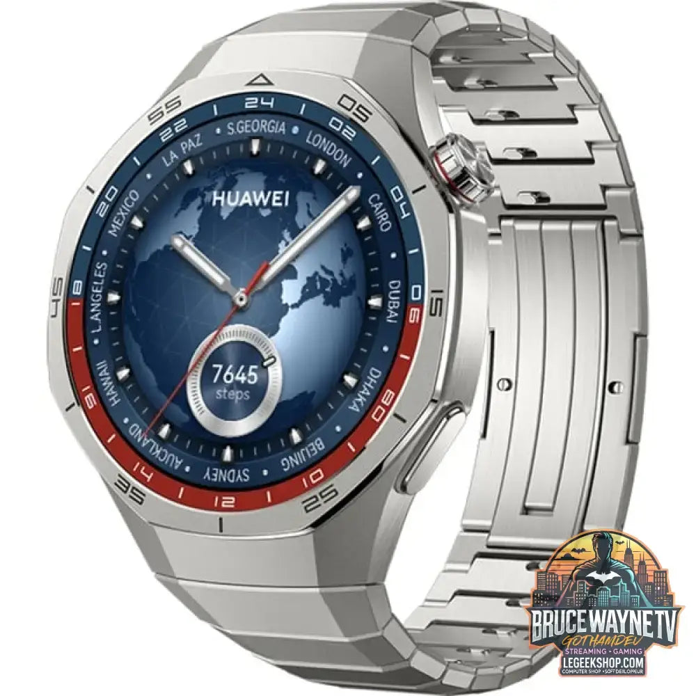 Huawei Watch GT5 PRO 46mm (Vili-B29M), Smartwatch grau, Gehäuse aus Titan und Keramik, graues Titanarmband - Huawei - vue 3