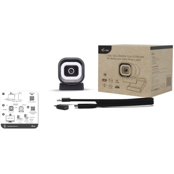 i-tec SOLOMON 700 STREAM 4K, webcam - i-tec - vue 5