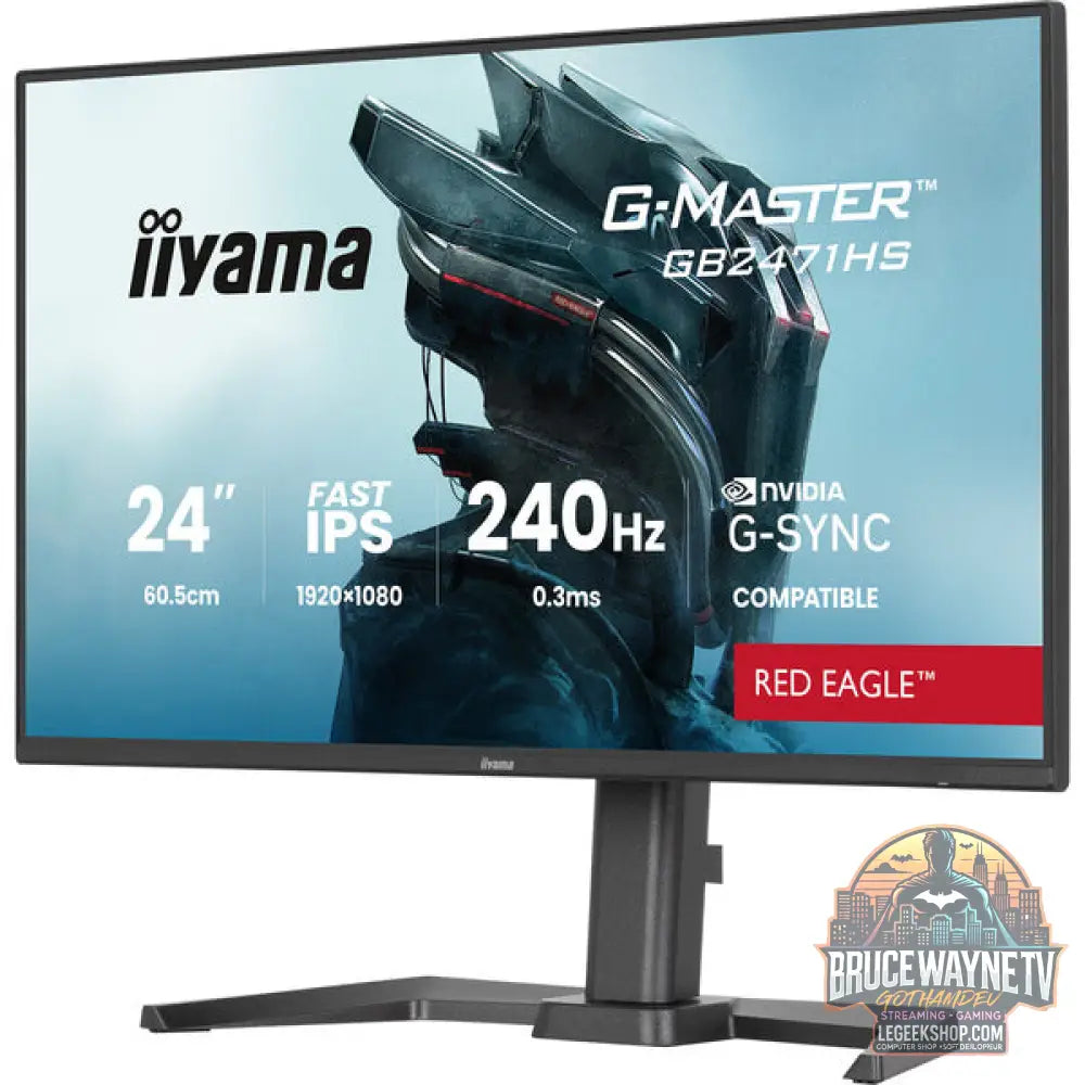 iiyama G-Master G2471HS-B1 Red Eagle 23,8" Full HD IPS 240 Hz - iiyama - vue 4