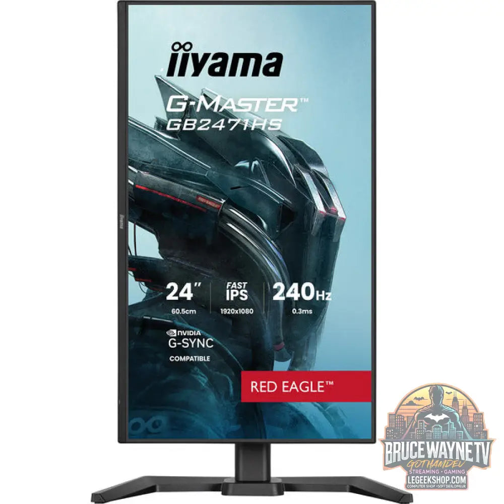 iiyama G-Master G2471HS-B1 Red Eagle 23,8" Full HD IPS 240 Hz - iiyama - vue 3