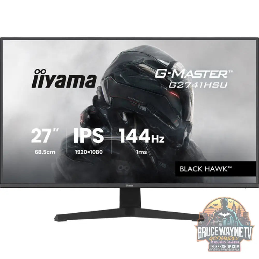 iiyama G-Master G2741HSU-B1 Black Hawk 27" Full HD IPS 144 Hz - iiyama - vue 2