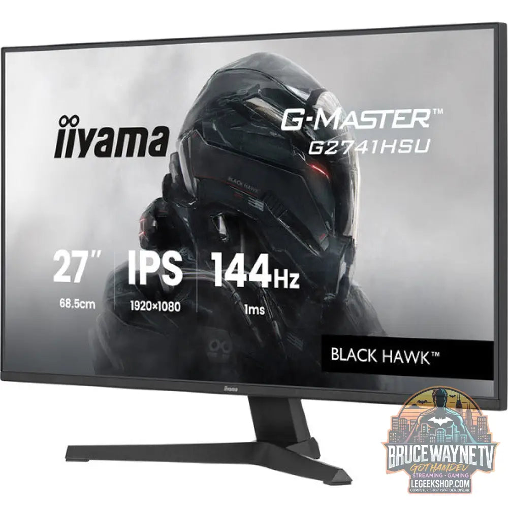 iiyama G-Master G2741HSU-B1 Black Hawk 27" Full HD IPS 144 Hz - iiyama - vue 3