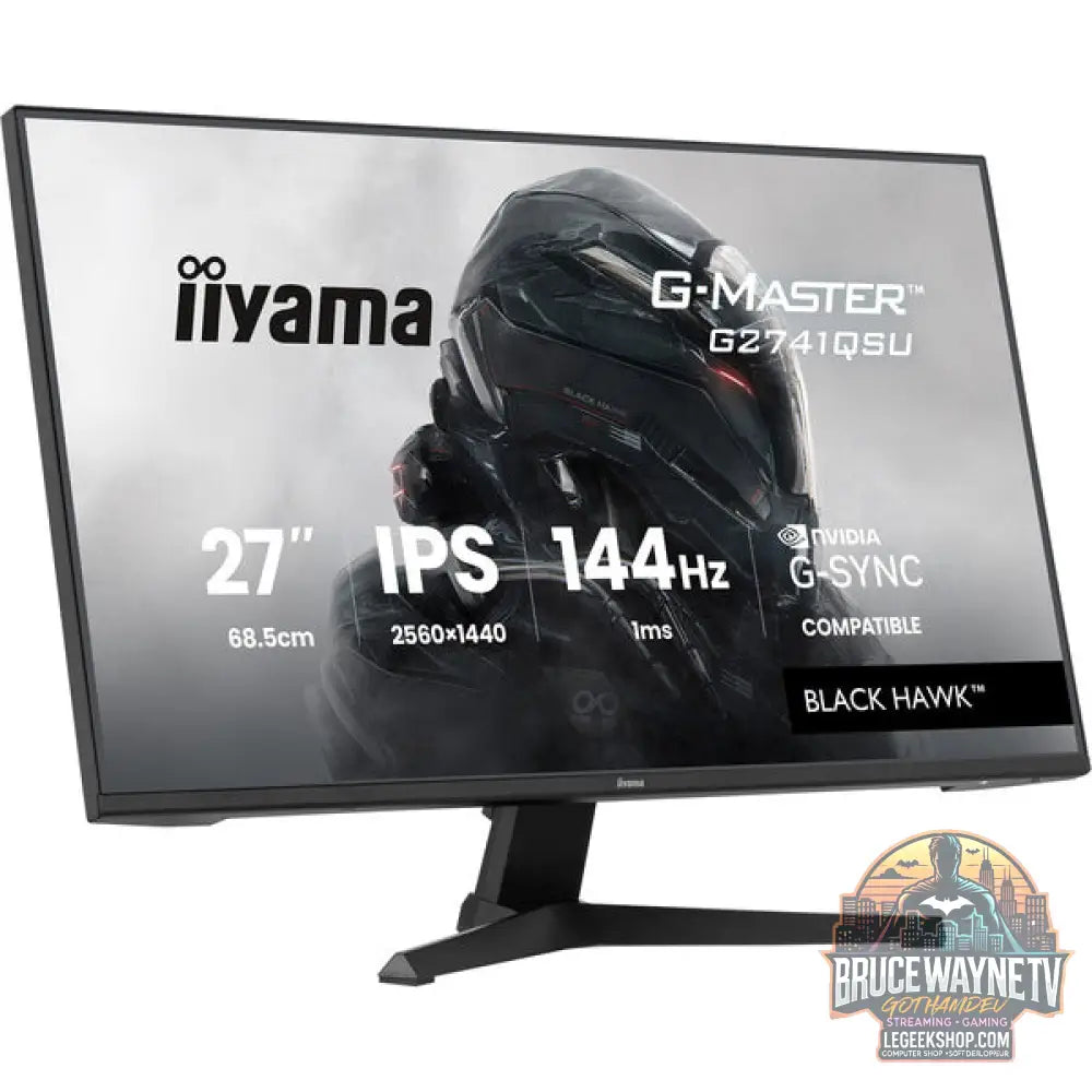 iiyama G-Master G2741QSU-B1 Black Hawk 27" QHD/WQHD IPS 144 Hz - iiyama - vue 4