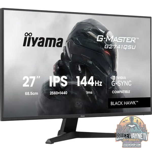 iiyama G-Master G2741QSU-B1 Black Hawk 27" QHD/WQHD IPS 144 Hz - iiyama