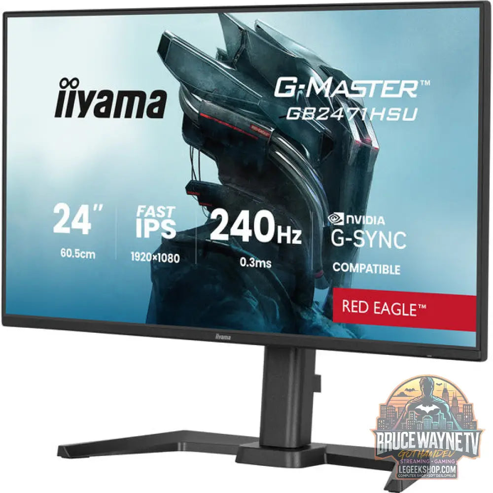 iiyama G-Master GB2471HSU-B1 Red Eagle 23,8" Full HD IPS 240 Hz - iiyama - vue 4