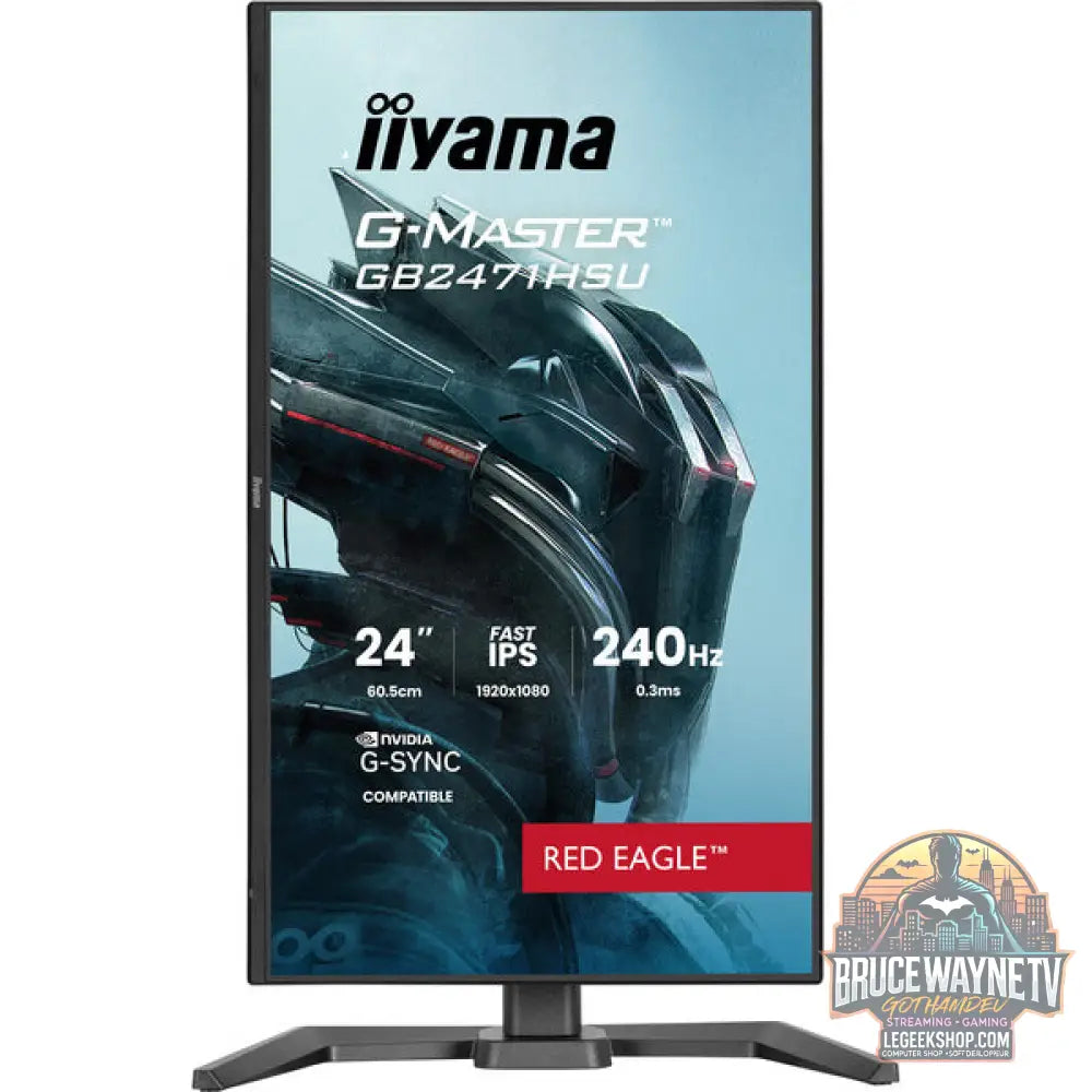 iiyama G-Master GB2471HSU-B1 Red Eagle 23,8" Full HD IPS 240 Hz - iiyama - vue 3