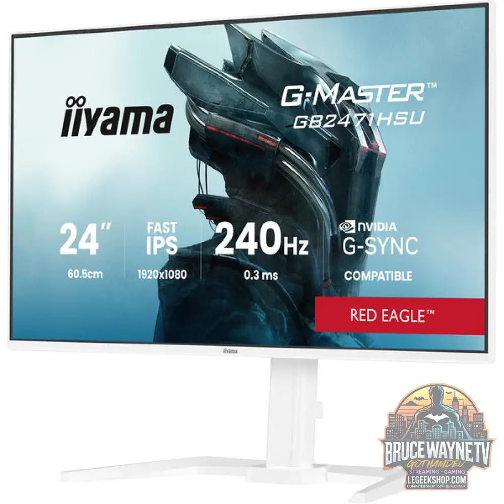 iiyama G-MASTER GB2471HSU-W1 23,8" Full HD IPS 240 Hz - iiyama - vue 3
