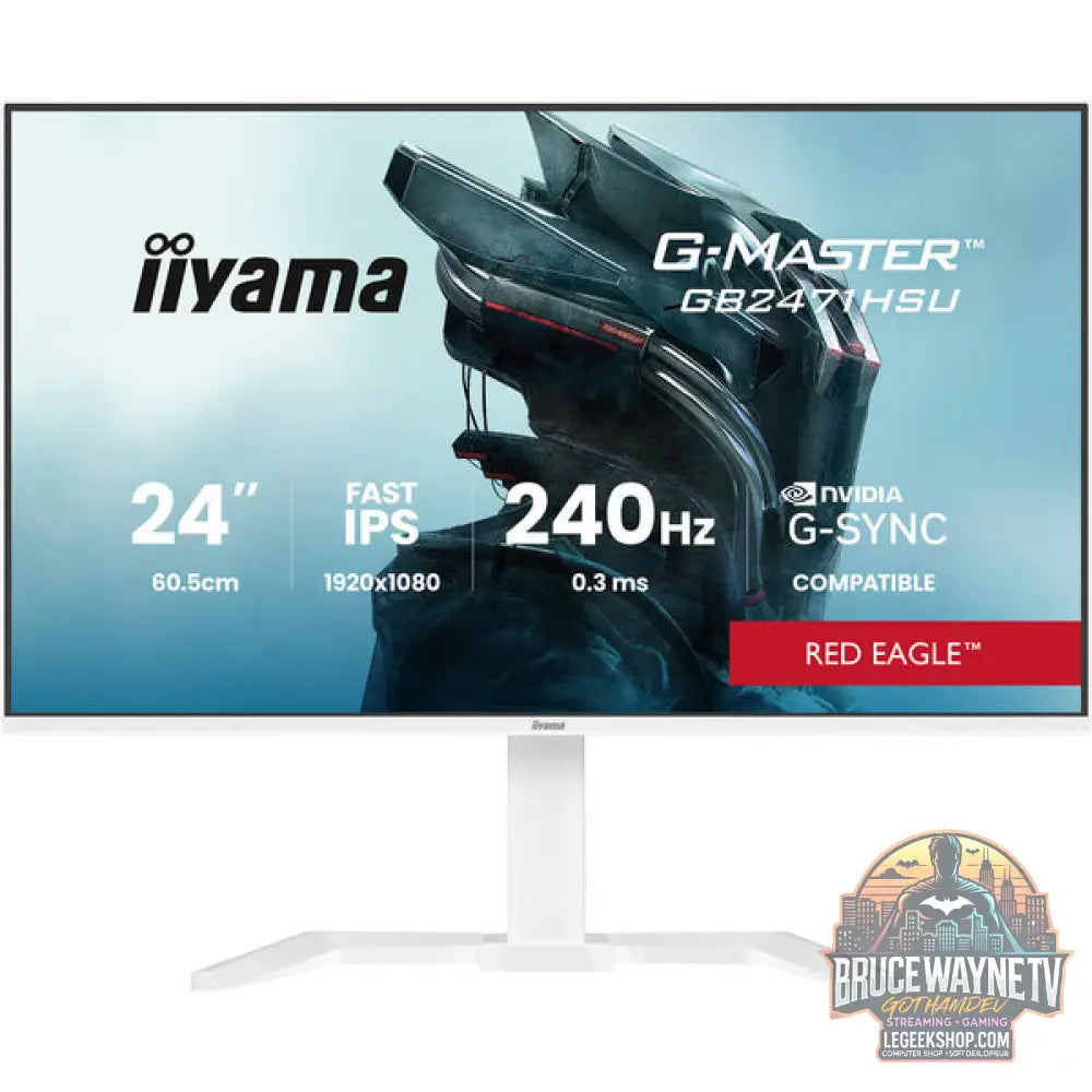 iiyama G-MASTER GB2471HSU-W1 23,8" Full HD IPS 240 Hz - iiyama - vue 2