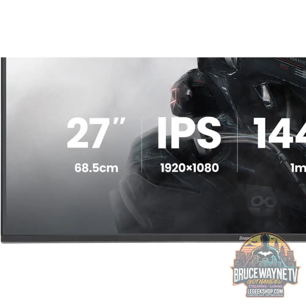 iiyama G-Master GB2741HSU-B1 Black Hawk 27" Full HD IPS 144 Hz - iiyama - vue 15