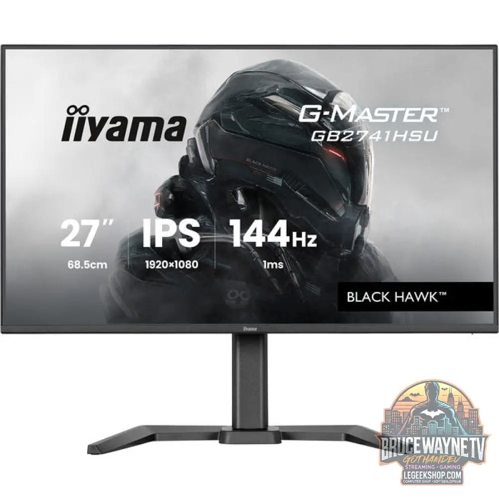 iiyama G-Master GB2741HSU-B1 Black Hawk 27" Full HD IPS 144 Hz - iiyama - vue 2