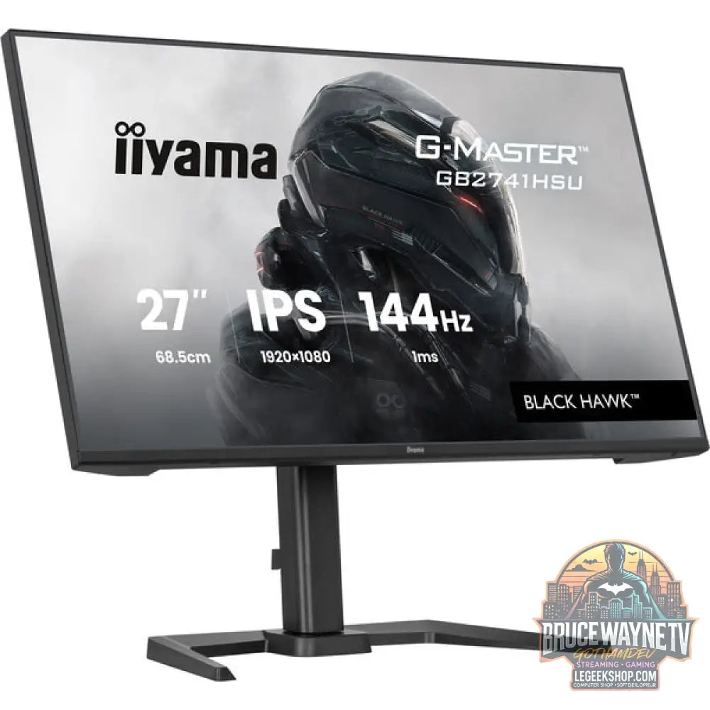 iiyama G-Master GB2741HSU-B1 Black Hawk 27" Full HD IPS 144 Hz - iiyama - vue 5