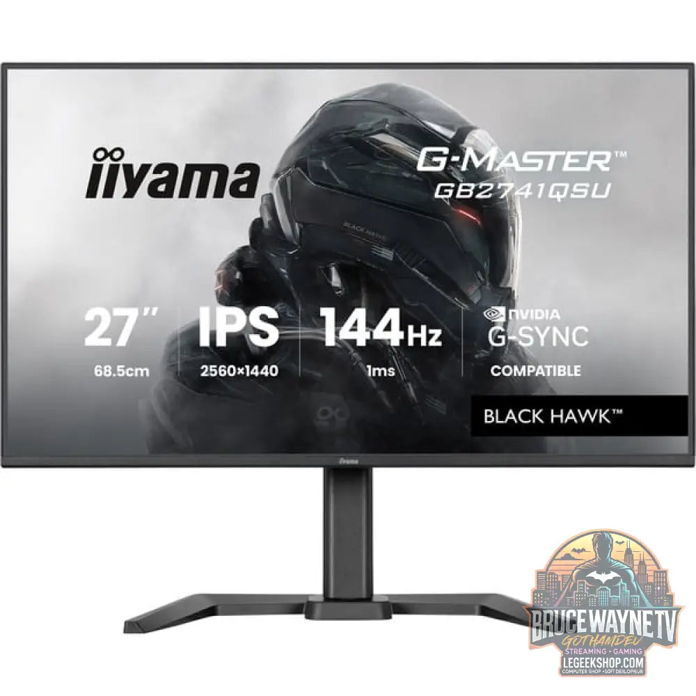 iiyama G-Master GB2741QSU-B1 Black Hawk 27" QHD/WQHD IPS 144 Hz - iiyama - vue 2