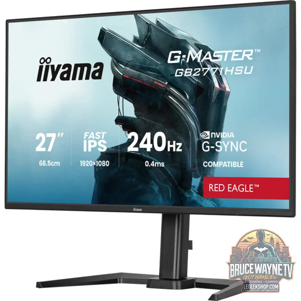 iiyama G-Master GB2771HSU-B1 Red Eagle 27" Full HD IPS 240 Hz - iiyama - vue 4