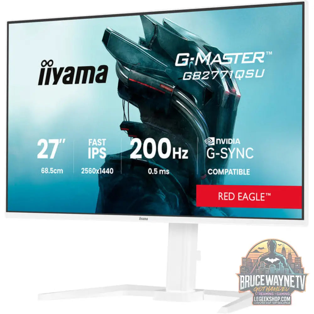 iiyama G-Master GB2771QSU-W1 Red Eagle 27" QHD/WQHD IPS 200 Hz - iiyama - vue 4