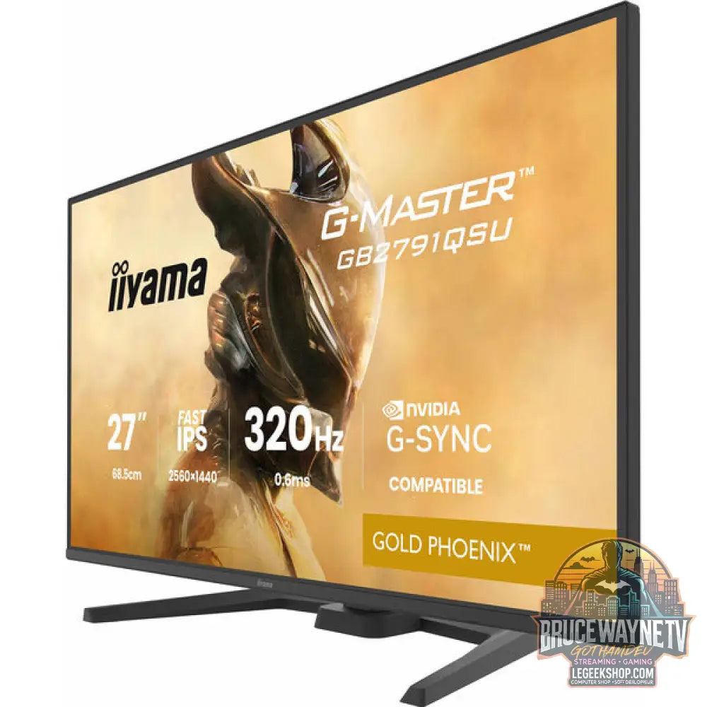 iiyama G-MASTER GB2791QSU-B1 27" QHD/WQHD IPS 320 Hz - iiyama - vue 3