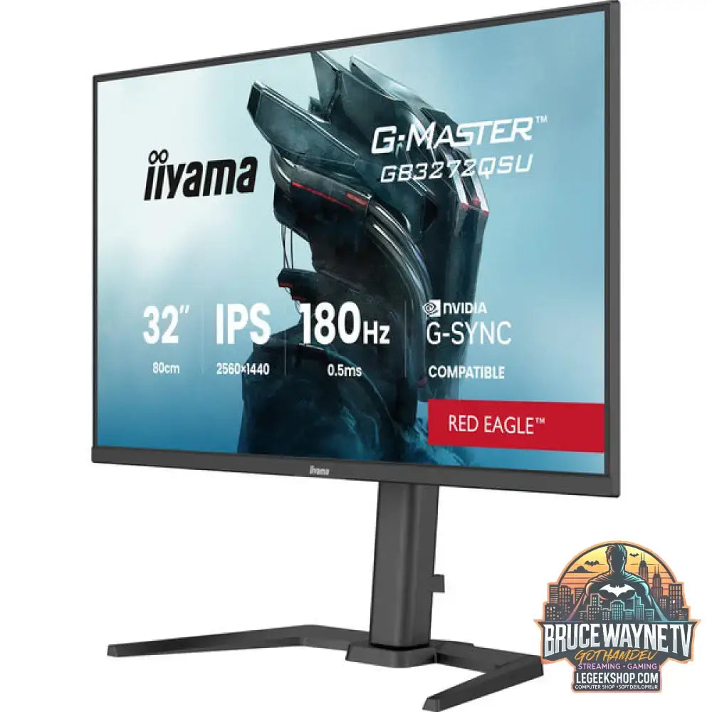 iiyama G-Master GB3272QSU-B1 Red Eagle 31,5" QHD/WQHD IPS 180 Hz - iiyama - vue 4