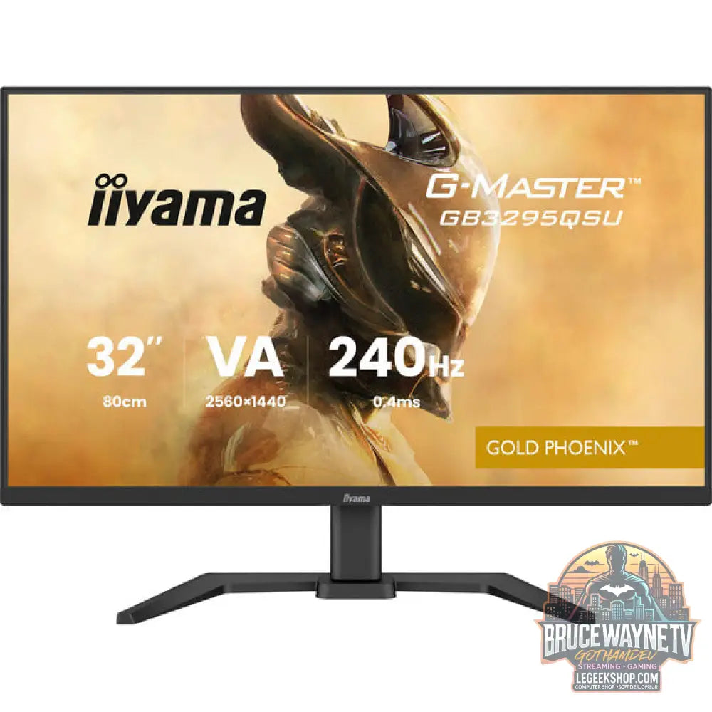 iiyama G-Master GB3295QSU-B1 Gold Phoenix 31,5" QHD/WQHD VA 240 Hz - iiyama - vue 3