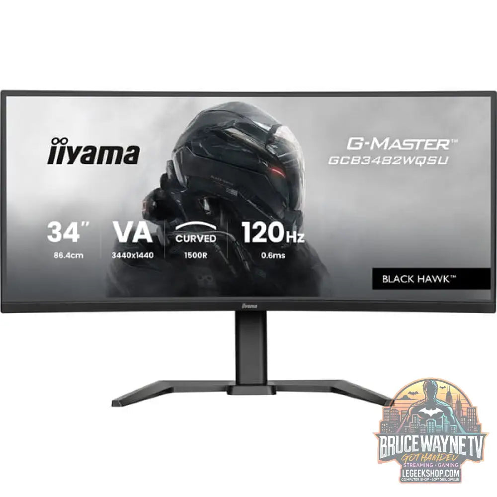 iiyama G-Master GCB3482WQSU-B1 BLACK HAWK 34" QHD/WQHD VA 120 Hz - iiyama - vue 2