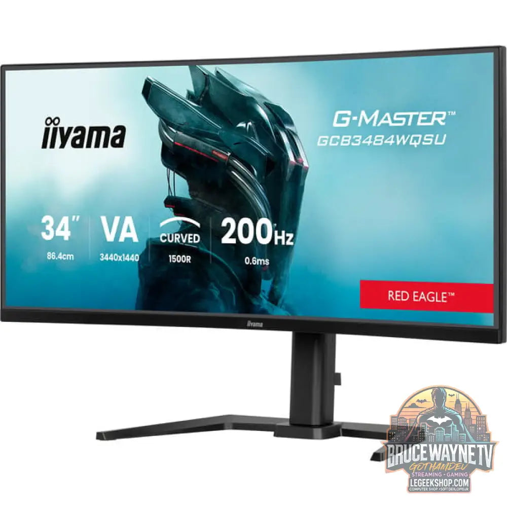 iiyama G-Master GCB3484WQSU-B2 34" QHD/WQHD VA 200 Hz - iiyama - vue 3